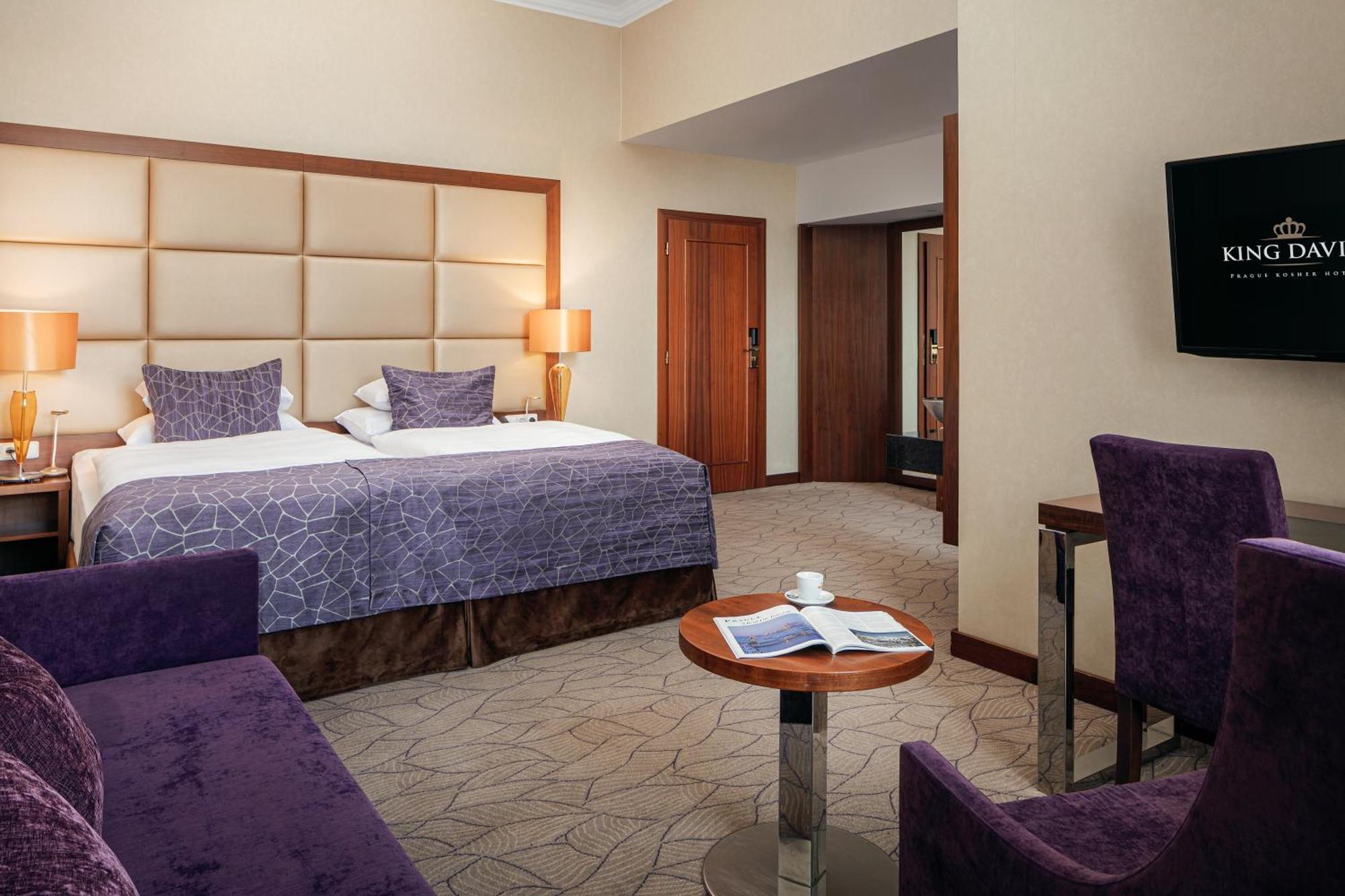 Kosher Hotel King David Praga Esterno foto Suite