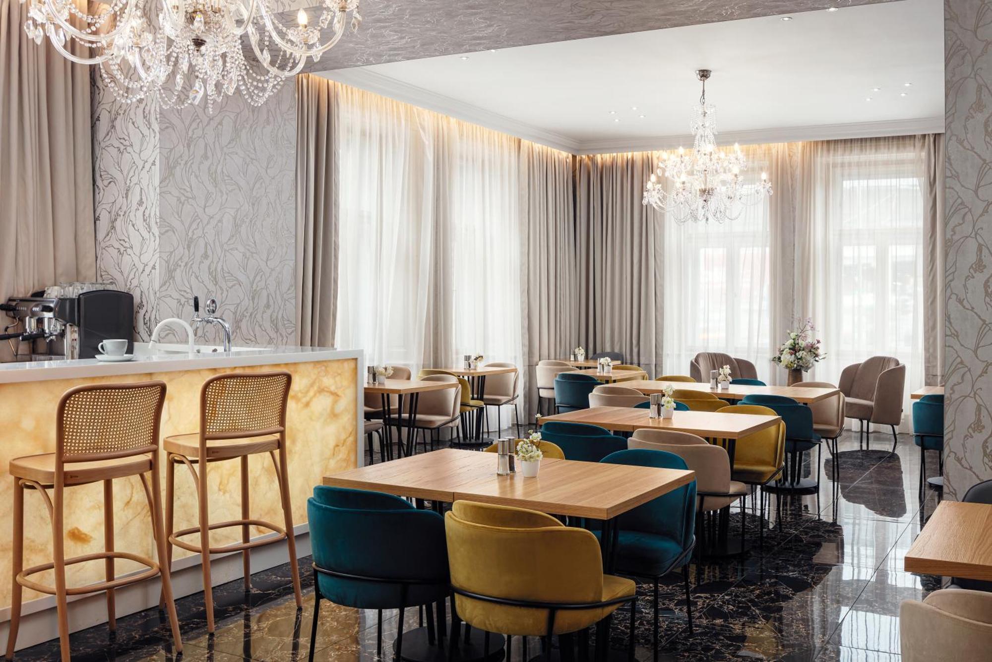 Kosher Hotel King David Praga Esterno foto Restaurant