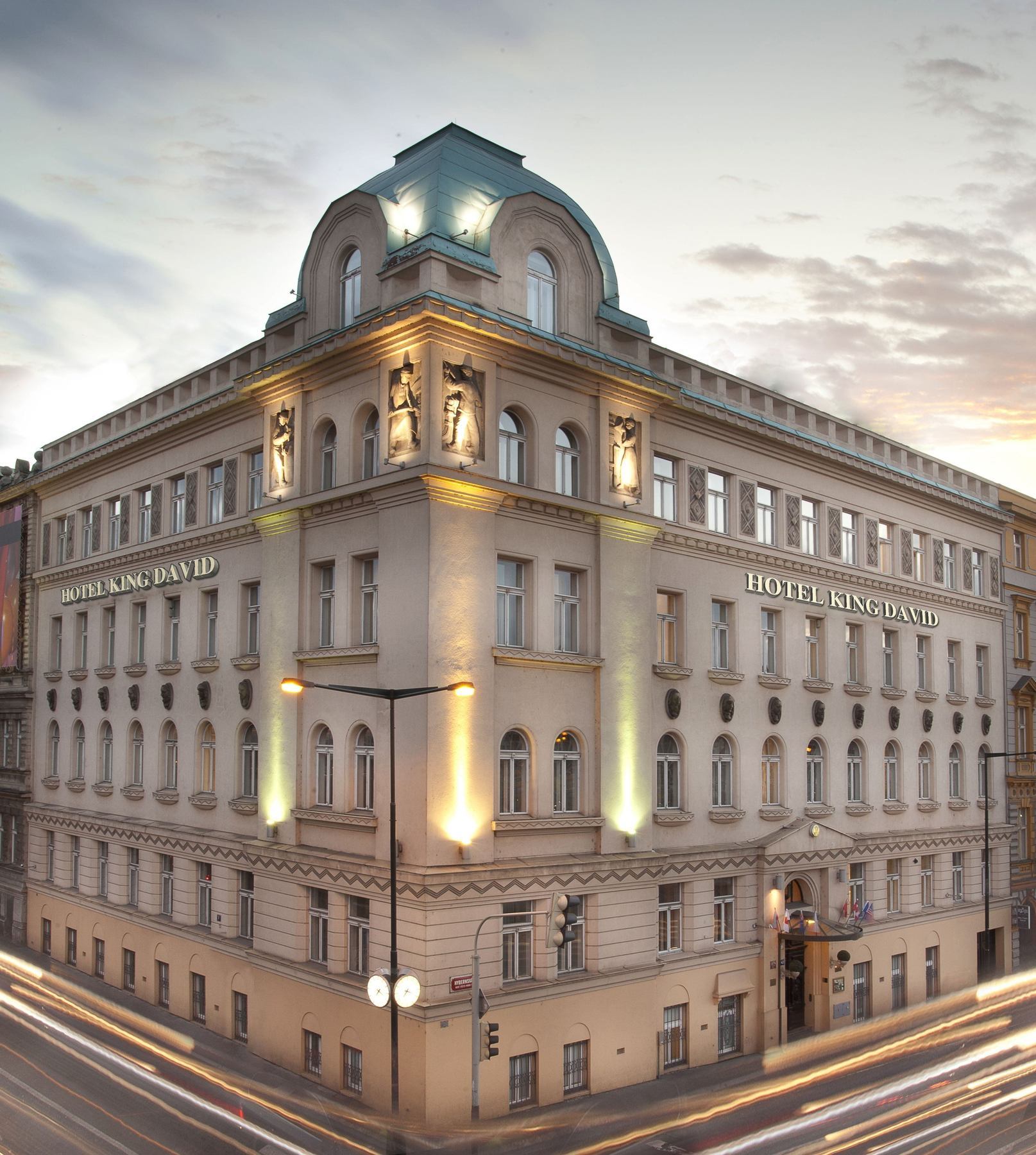 Kosher Hotel King David Praga Esterno foto