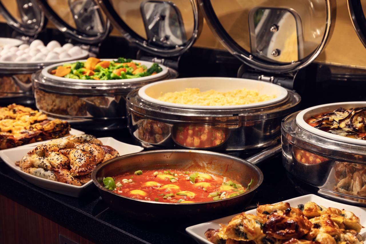 Kosher Hotel King David Praga Esterno foto A buffet